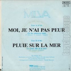 [Pochette de Moi, je n’ai pas peur (MILVA) - verso]