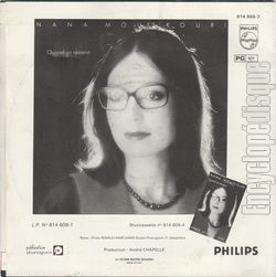 [Pochette de Addio (Nana MOUSKOURI) - verso]