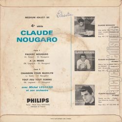 [Pochette de Pauvre Nougaro (Claude NOUGARO) - verso]