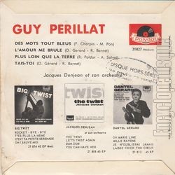 [Pochette de Des mots tout bleus (Guy PRILLAT) - verso]