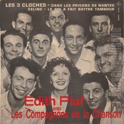 [Pochette de Les 3 cloches (dith PIAF et les COMPAGNONS DE LA CHANSON)]