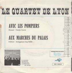 [Pochette de Avec les pompiers (Le QUARTET DE LYON) - verso]