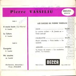 [Pochette de  mare haute (La Marne) (Pierre VASSILIU) - verso]