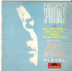 [Pochette de Negro spirituals n 2 (John WILLIAM)]