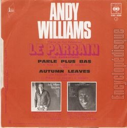 [Pochette de ANDY WILLIAMS - " Le Parrain - parle plus bas " (Les FRANCOPHILES) - verso]