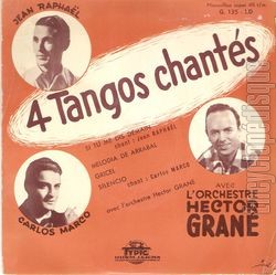 [Pochette de 4 tangos chants (COMPILATION)]