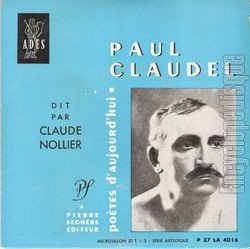 [Pochette de Paul Claudel (POTES D’AUJOURD’HUI)]