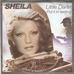 [Pochette de Little darlin’ / Put it in wrinting (SHEILA)]