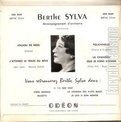 [Pochette de Joujou de Nol (Berthe SYLVA) - verso]