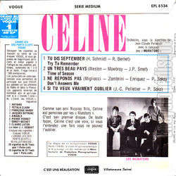 [Pochette de Tu dis september (CLINE) - verso]