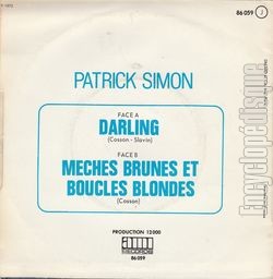 [Pochette de Darling (Patrick SIMON) - verso]