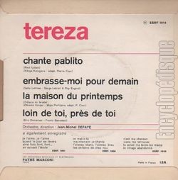 [Pochette de La maison du printemps (TRZA) - verso]