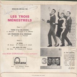 [Pochette de Tiens v’la un marin (Les 3 MNESTRELS) - verso]