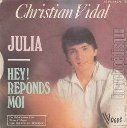 [Pochette de Julia (Christian VIDAL) - verso]