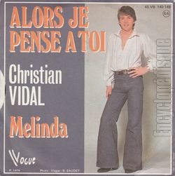 [Pochette de Alors, je pense  toi (Christian VIDAL) - verso]