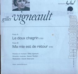 [Pochette de Le doux chagrin (Gilles VIGNEAULT) - verso]