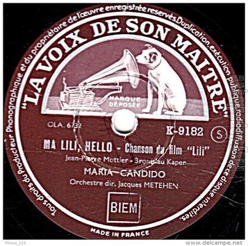 [Pochette de Ma Lili, hello / La dame aux camlias (Maria CANDIDO)]