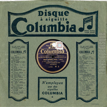 [Pochette de Debroy Somers et son orchestre -  Beau Danube bleu / Sang viennois  (Columbia DF)]