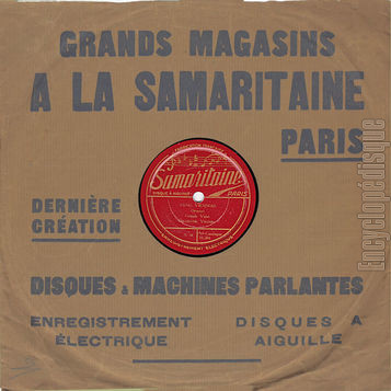 [Pochette de Sang viennois / Sur les grands flots bleus (78 tours  Samaritaine )]