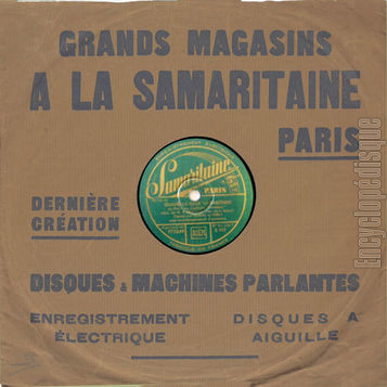 [Pochette de Quand la brise vagabonde / Les gars de la marine (78 tours  Samaritaine )]