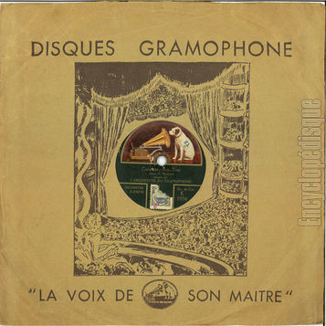 [Pochette de L’orchestre du gramophone -  Caresses / Je cherche papa  (Gramophone K) - verso]