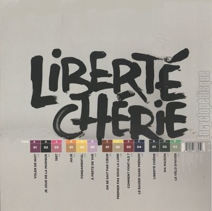 [Pochette de LIBERTE CHERIE (CALOGERO) - verso]