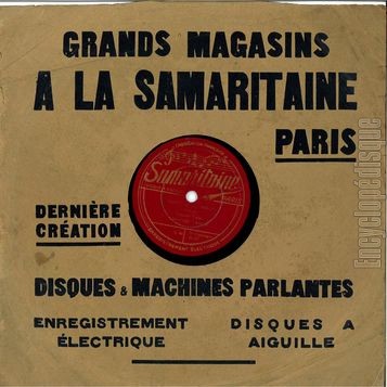 [Pochette de Feuilles du matin / Le torrent (78 tours  Samaritaine ) - verso]