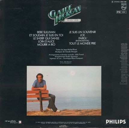 [Pochette de 9101195 (Claude MORGAN) - verso]