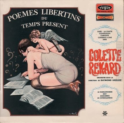 [Pochette de Pomes libertins du temps prsent (Colette RENARD)]