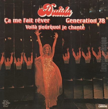 [Pochette de Ca me fait rver (DALIDA)]