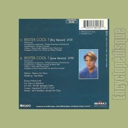 [Pochette de Rester cool (Patrick JUVET) - verso]