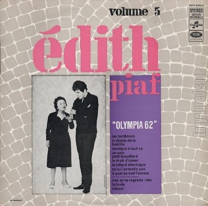 [Pochette de Olympia 1962 (dith PIAF)]