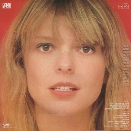 [Pochette de Tout pour la musique (France GALL) - verso]