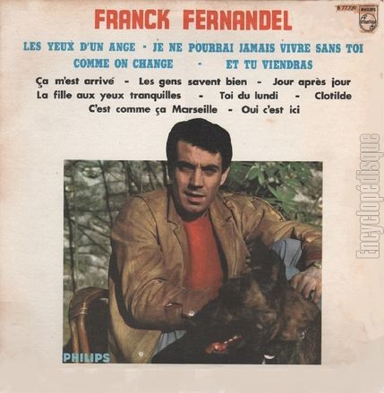 [Pochette de Les yeux d’un ange (Franck FERNANDEL)]