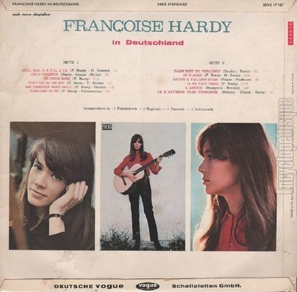 [Pochette de In Deutschland (Franoise HARDY) - verso]