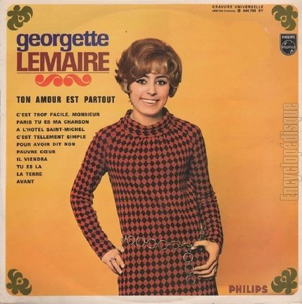 [Pochette de Ton amour est partout (Georgette LEMAIRE)]