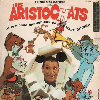 [Pochette de Les Aristochats et le monde merveilleux de Walt Disney (Henri SALVADOR)]