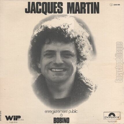 [Pochette de Bobino (Jacques MARTIN) - verso]