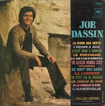 [Pochette de La fleur aux dents - L’quipe  Jojo… (Joe DASSIN) - verso]