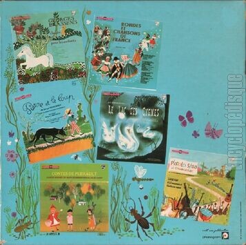 [Pochette de Claude Franois chante pour les enfants (Claude FRANOIS) - verso]