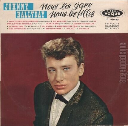 [Pochette de Nous les gars, nous les filles (Johnny HALLYDAY)]