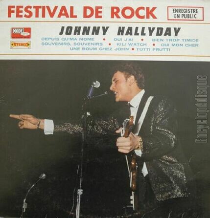 [Pochette de Festival de rock (Johnny HALLYDAY)]