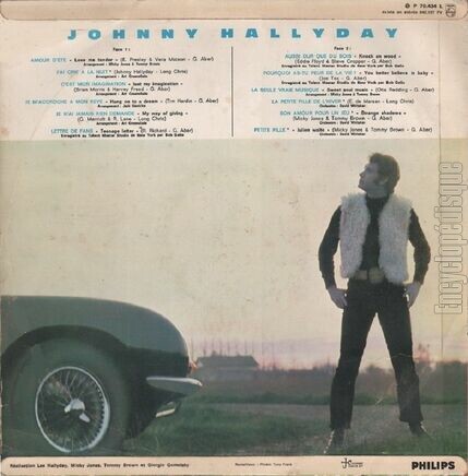 [Pochette de Johnny (Johnny HALLYDAY) - verso]