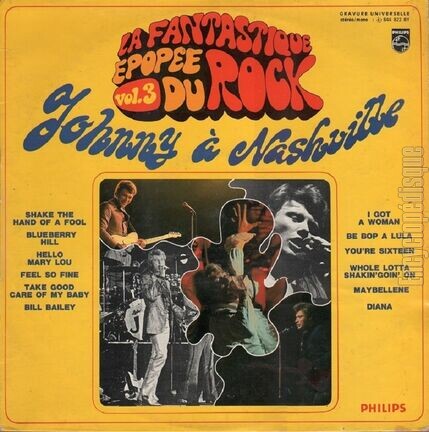 [Pochette de Johnny  Nashville "La fantastique pope du rock vol. 3" (Johnny HALLYDAY)]