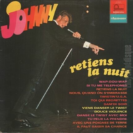 [Pochette de Retiens la nuit (Johnny HALLYDAY)]