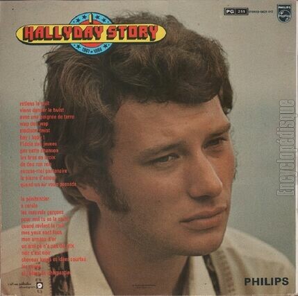 [Pochette de Hallyday Story 1 - 1961-1966 (Johnny HALLYDAY) - verso]