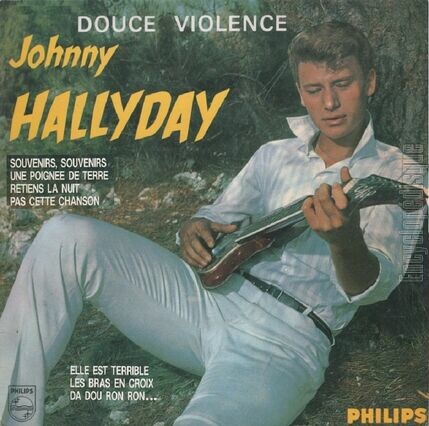 [Pochette de Douce violence (Johnny HALLYDAY)]