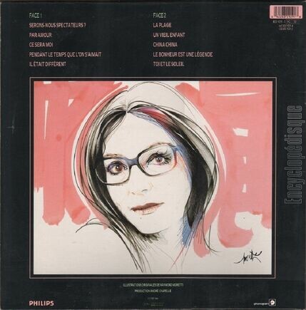 [Pochette de Par amour (Nana MOUSKOURI) - verso]