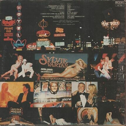 [Pochette de Sylvie live in Las Vegas (Sylvie VARTAN) - verso]