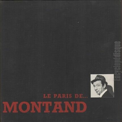 [Pochette de Le Paris de Montand (Yves MONTAND)]